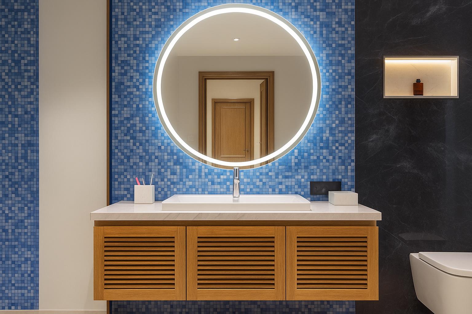 LED bathroom mirrors Gold Coast